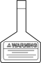 View Label. Air. Bag. CAUTION.  Full-Sized Product Image