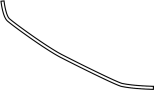Image of Bumper Cover Support Rail Seal (Lower) image for your Mazda