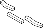 Image of Radiator Support Air Deflector Seal (Rear) image for your 2021 Mazda CX-30   