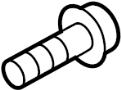 Image of Bolt. Engine. (Front). A Bolt used to mount the. image for your 2015 Mazda 6 2.5L SKYACTIV M/T Touring Sedan 
