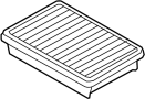 Image of Engine Air Filter image for your Mazda 3