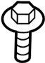 View Bolt. Mount. Transmission. (Rear) Full-Sized Product Image