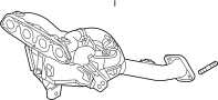 Image of EXHAUST MANIFOLD. Mnfd w/converter.  Includes: Front. image for your Mazda 3