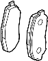 View PAD SUB SET, FRT CALIPER Full-Sized Product Image 1 of 1