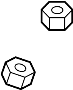View Nut. Column. Steering. Shaft.  Full-Sized Product Image