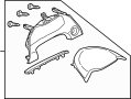 Image of Instrument Panel Trim Panel (Upper) image for your 2004 Mazda 6  S Hatchback 