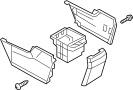 Image of Center Console (Rear) image for your 2017 Mazda 6  Sport Sedan 