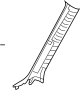 Image of Body A-Pillar Trim Panel image for your 2001 Mazda Protege   