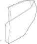 Image of Door Shell (Left, Rear) image for your 1993 Mazda MIATA   