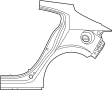 Image of Quarter Panel (Left, Rear) image for your 2020 Mazda 3  Premium Hatchback 