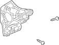 Image of Interior Quarter Panel Trim Panel (Left, Rear, Upper, Lower) image for your Mazda 3  