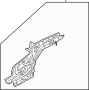 Image of Frame Side Member Assembly (Right, Rear) image for your 2010 Mazda RX-8   