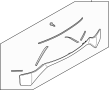 Image of Liftgate Finish Panel image for your 2016 Mazda 3   