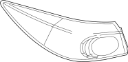 Image of Tail Light Assembly (Left, Rear) image for your 2013 Mazda 3 2.5L MZR M/T S Hatchback 