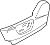 Image of Seat Trim Panel (Front) image for your 2017 Mazda 3 2.0L SKYACTIV A/T Touring Sedan 