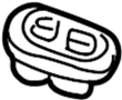 Image of A/C Refrigerant Line Grommet image for your 2005 Mazda B3000   