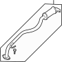 Image of Exhaust Pipe (Rear) image for your 2009 Mazda MX-5 Miata  SV Convertible 