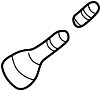 View Valve. Stem. Tire.  Full-Sized Product Image
