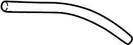 Image of Power Steering Return Hose (Lower) image for your 1991 Mazda 929   