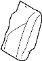 Image of Seat Back Cushion Cover (Rear) image for your Mazda