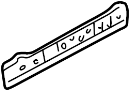 Image of Rocker Panel Reinforcement (Right) image for your 2004 Mazda MPV  LX Mini Passenger Van 