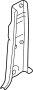 Image of Door Pillar Post Trim Set (Left, Lower) image for your 2001 Mazda Protege  ES Sedan 