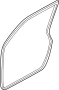 Image of Door Seal (Right) image for your 2008 Mazda B2300   