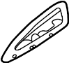View Door Switch Trim Panel Full-Sized Product Image 1 of 1