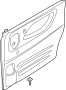 Image of Door Interior Trim Panel (Rear) image for your 2003 Mazda B3000   