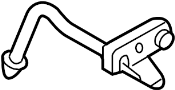 Image of Pipe. Conditioning. Cooler. Air. (A/C). (Rear). A/C Suction Pipe. Hose. image for your 2011 Mazda CX-9 3.7L Duratec V6 A/T AWD Sport Sport Utility 