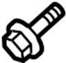 Image of Clip. Fastener. Molding. Cowl. (Upper). Clip that attaches the. image for your 2007 Mazda CX-9