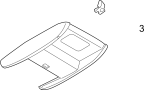 View Trim. Clip. Quarter. Fastener. (Upper, Lower) Full-Sized Product Image