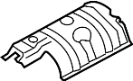 Image of Floor Pan Heat Shield image for your 2007 Mazda CX-7   