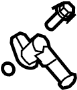 Image of Power Steering Return Line End Fitting image for your 2009 Mazda 6   
