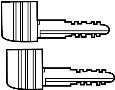 View Console Lock Cylinder and Key Full-Sized Product Image