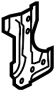 Image of Cowl. Bracket. (Upper, Lower). A Bracket for a Cowl. image for your 2005 Mazda MIATA   