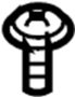 Image of Cowl Cover Screw image for your 1998 Mazda B2500   