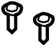 View Screw. (Upper, Lower) Full-Sized Product Image