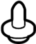 Image of Anchor cover fastener. image for your Mazda