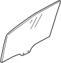 Image of Door Glass (Right, Front) image for your 2011 Mazda CX-9  Touring Sport Utility 