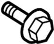 Image of Window Regulator Motor Bolt image for your Mazda