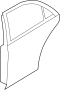 Image of Door Shell (Left, Rear) image for your 1996 Mazda MIATA  M Edition Convertible 