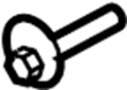 Image of Arm. Cam. Adjust. Bolt. (Rear, Upper). A circular device that. image for your 2019 Mazda CX-5  Grand Touring Sport Utility 