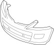 Image of Bumper Cover (Front, Upper) image for your 1992 Mazda B2600   