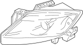 Image of Headlight (Right) image for your 2013 Mazda 3   