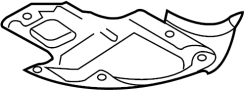 Image of Fender Liner Extension (Left) image for your Mazda 6  