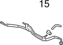 View Power Steering Pressure Hose Clip Full-Sized Product Image 1 of 2