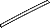 View Door Window Molding (Right, Rear, Upper) Full-Sized Product Image 1 of 2