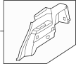 Image of Interior Quarter Panel Trim Panel (Right, Lower) image for your 2015 Mazda 6   