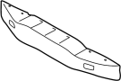 View Bumper Cover Reinforcement Full-Sized Product Image 1 of 2